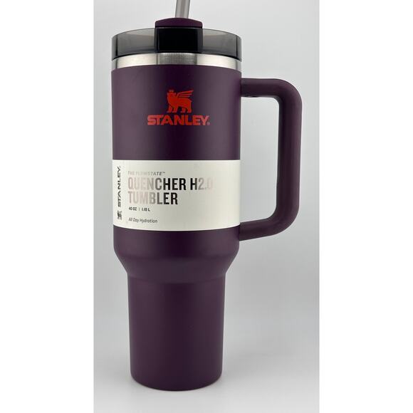 Stanley 40 oz. Quencher H2.0 FlowState Tumbler; PLUM - Picture 1 of 4